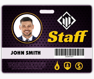 Plastic ID Cards - 3x4 Inch Horizontal