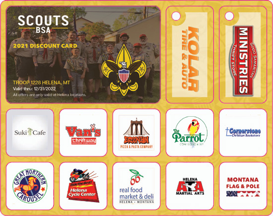 Discount Card with 12 Key Fobs