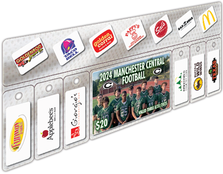 Fundraising Card with 6 Key Tags