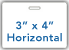 Plastic ID Cards 3 x 4 Horizontal